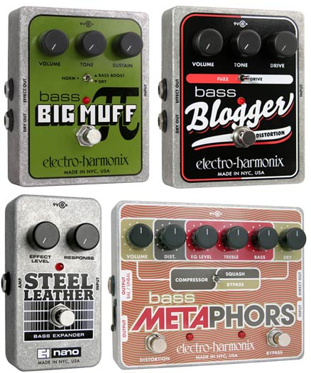 Electro-Harmonix Bass Big Muff Pi, Bass Blogger, Steel Leather, Bass Metaphors