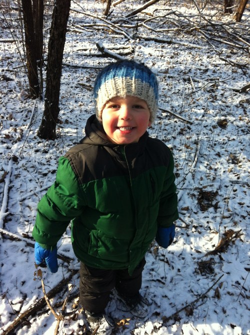 Our fearless leader, taking a break to say "cheese". 