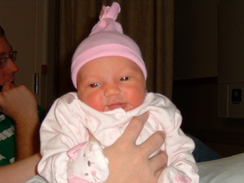 Our sweet niece, Alexis Grace, made her debut one week before Eli. 