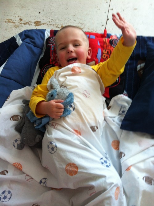 Super excited big boy!!