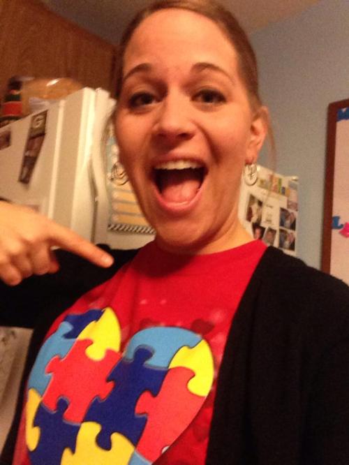 I wore red to support my Heart Warrior and all the other Heart Warriors and Heart Angels. 