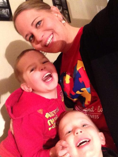 We are sportin' our red!!